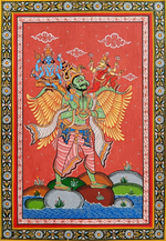 The Divine Messenger: Pattachitra by Purusottam Swain