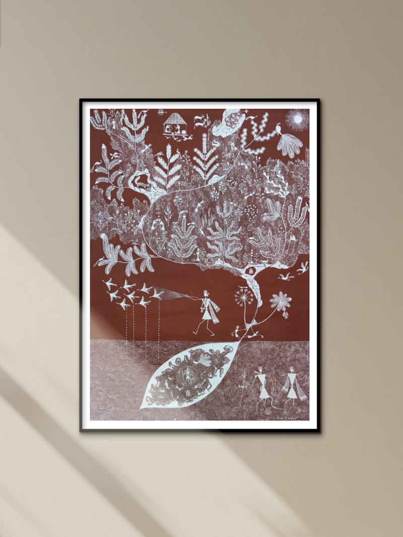 buy The Earth: Warli Painting by Anil Wangad