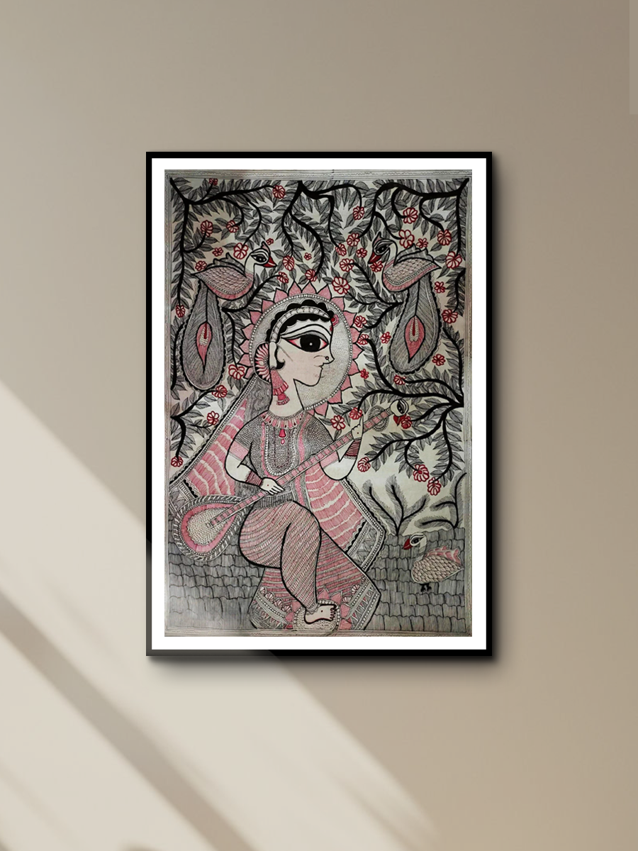 The Ethereal Muse: Vibhuti Nath Saraswati in Madhubani