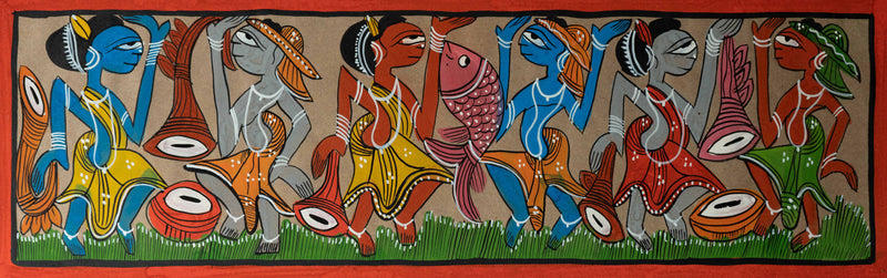 Shop Santhal-Tribal Pattachitra by Manoranjan Chitrakar