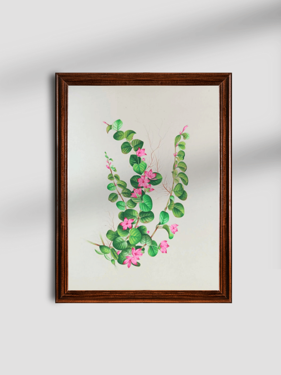 Shop The Flower Illustration in Miniature Painting by Mohan Prajapati