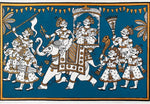 Shop The Grand Parade Majestic Royal Procession, Phad Painting by Kalyan Joshi