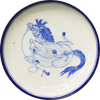 The Horse In Blue Pottery Plate by Shilp Guru Gopal Saini