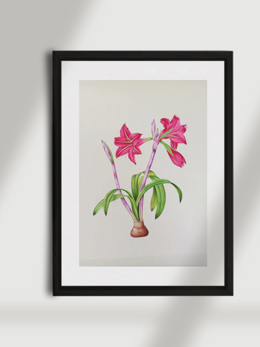 Shop The Majestic Flowers in Miniature Painting by Mohan Prajapati