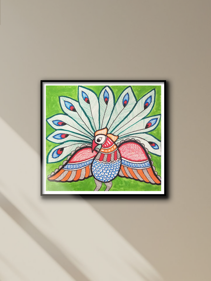 Shop The Majestic Peacock in Madhubani by Priti Karn