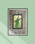 Shop The Peacock's Repose in Mughal Miniature