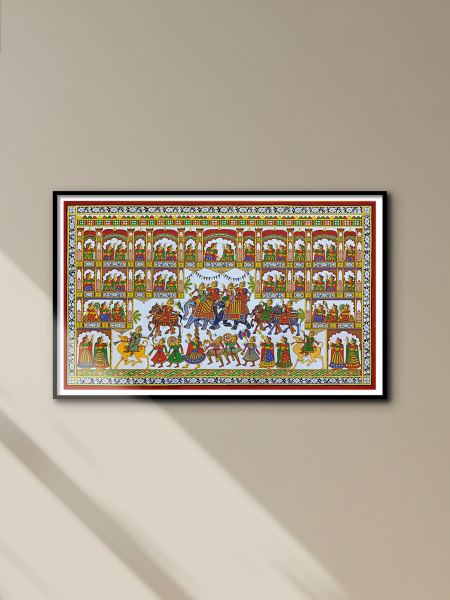 Shop The Royal Procession, Phad Painting by Kalyan Joshi