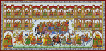 Buy The Royal Procession, Phad Painting by Kalyan Joshi