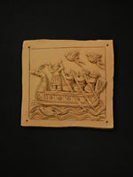 The Sailing Captivating Aquatic Adventure, Terracotta art by Dolon Kundu