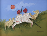 The Shepherds: Mud Work by Hafiz Mutva