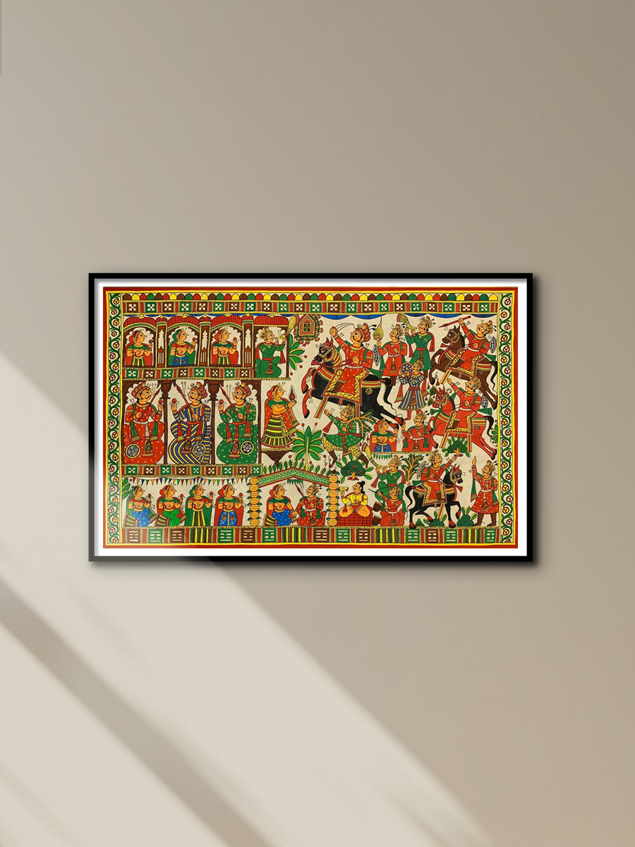 Shop The Story of Pabuji: Phad Painting by Kalyan Joshi