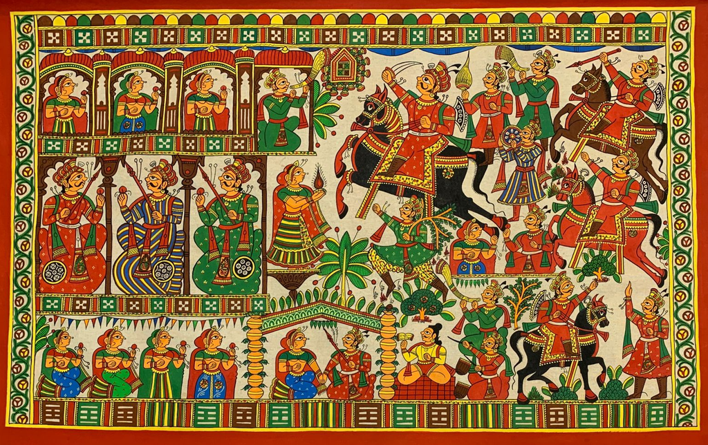 Buy The Story of Pabuji: Phad Painting by Kalyan Joshi