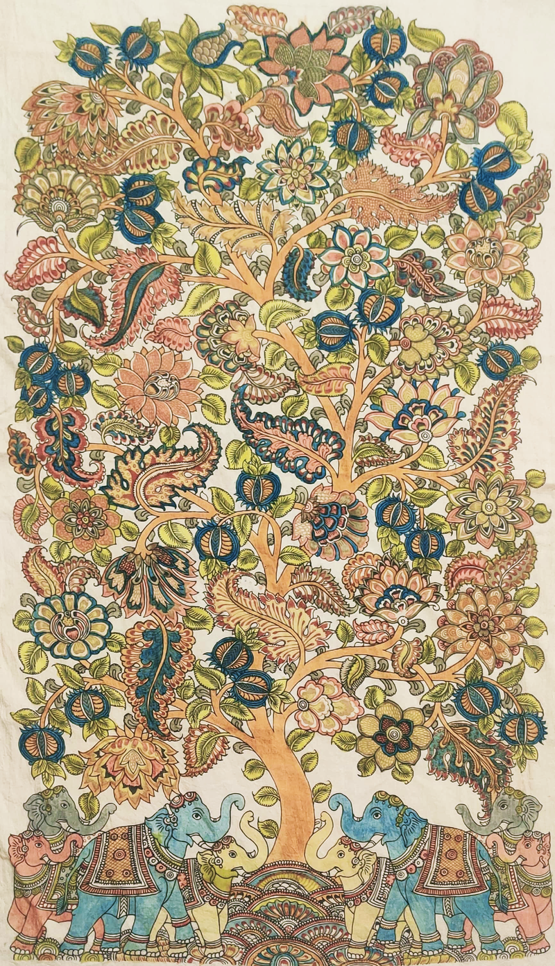 Shop The Tree of Life in Kalamkari by Harinath N