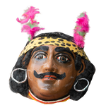 The Tribal Community: Chhau Mask by Dharmendra Sutradhar