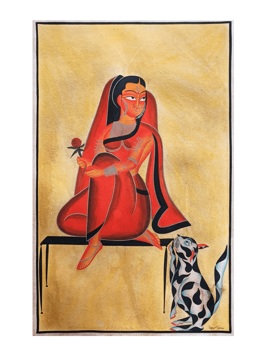 Buy kalighat art from west bengal at memeraki.com