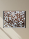 buy Tiger God Puja: Warli Painting by Anil Wangad