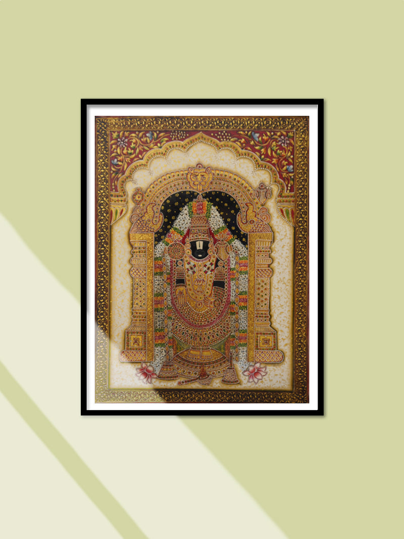 Shop Tirupati Balaji in Usta Miniature by Pankaj Kumar