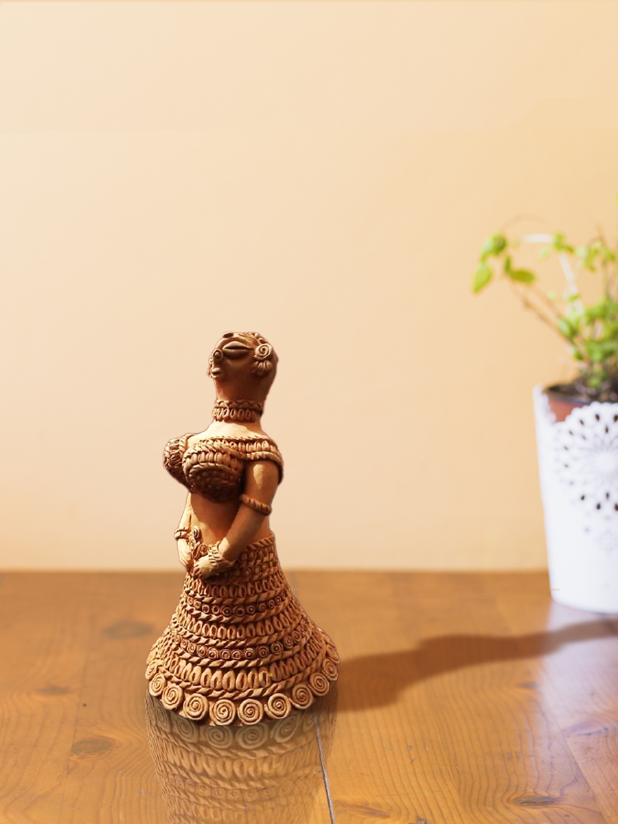 Shop Traditional Doll in Terracotta art by Dolon Kundu