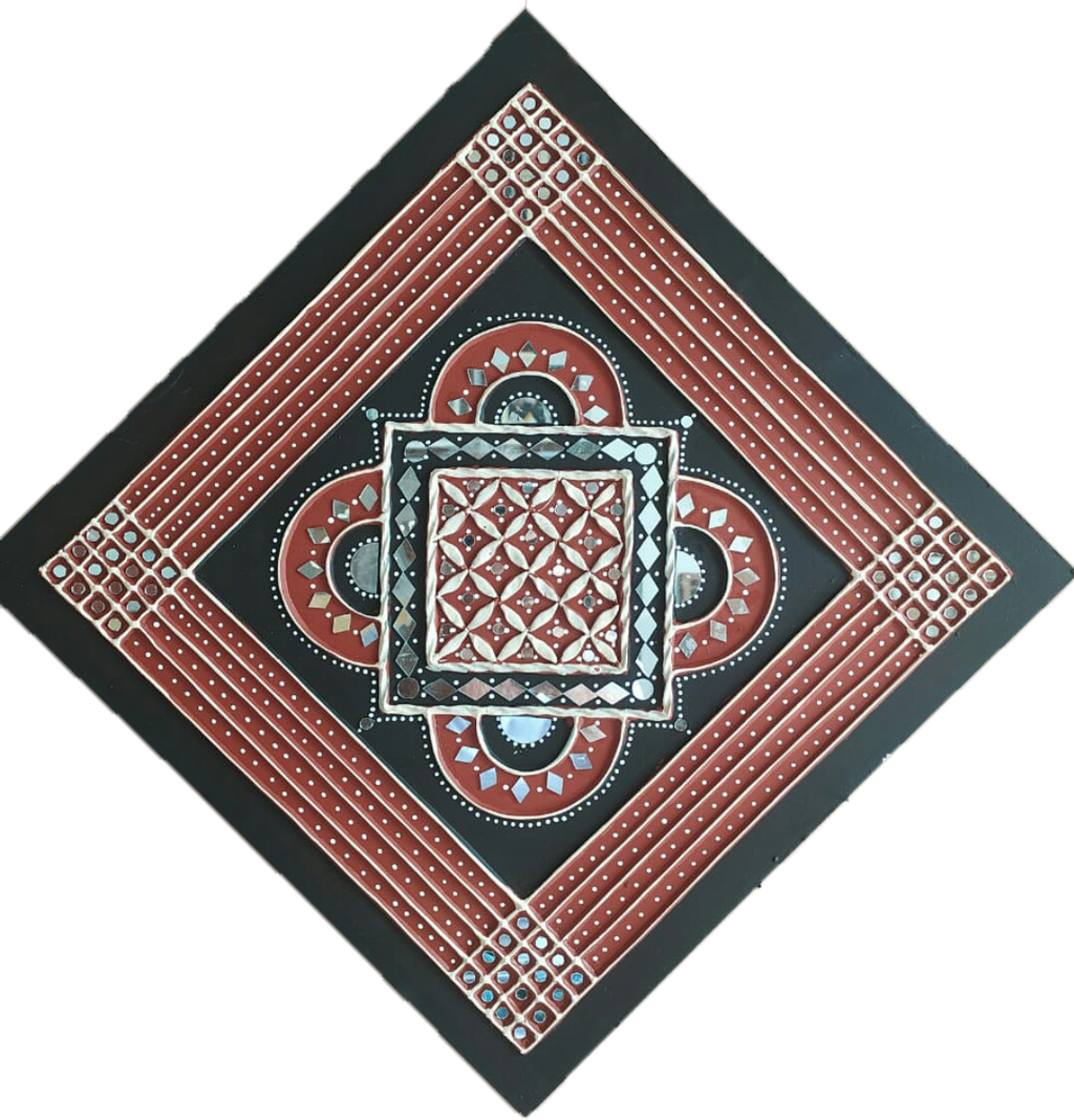 Buy Traditional Wall Panel Lippan Kaam by Hafiz Mutva