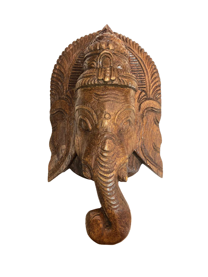 Lord Ganesh Wood Carving for Sale