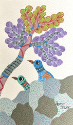 Buy Tranquil scene In Gond by Kailash Pradhan