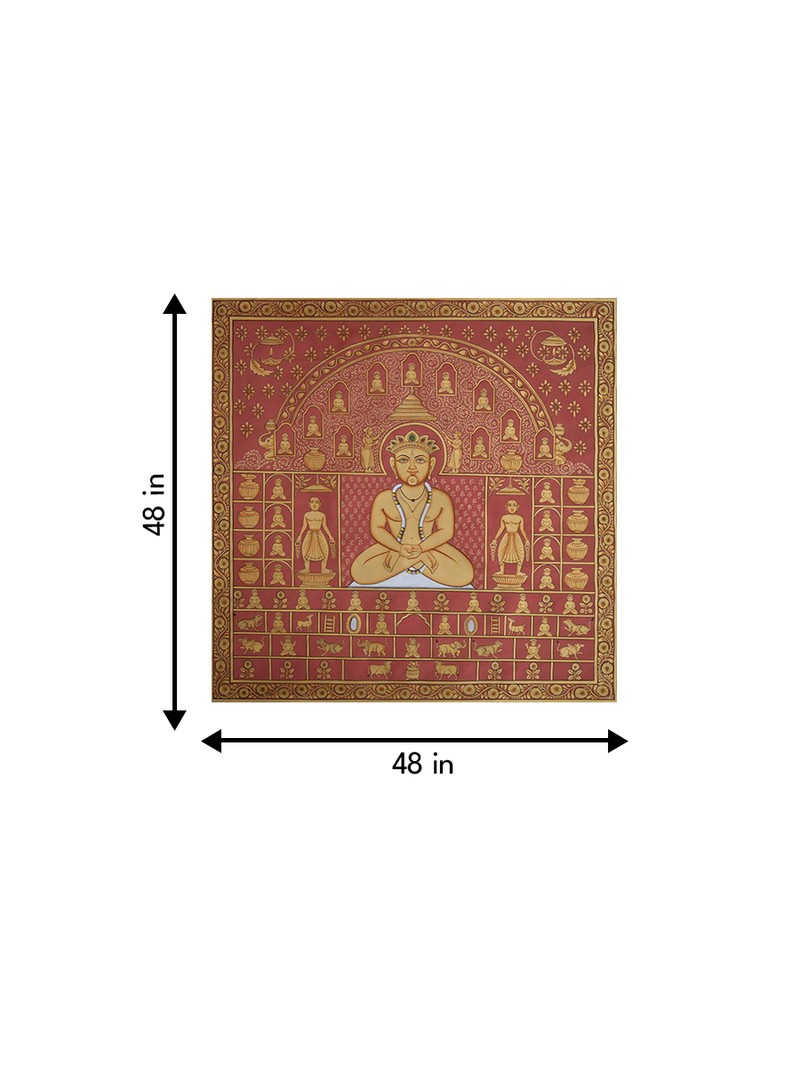 Transcendent Threads: Lord Mahavir in Jain Paintings for sale