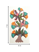 Tree Adorned with birds In Gond for sale