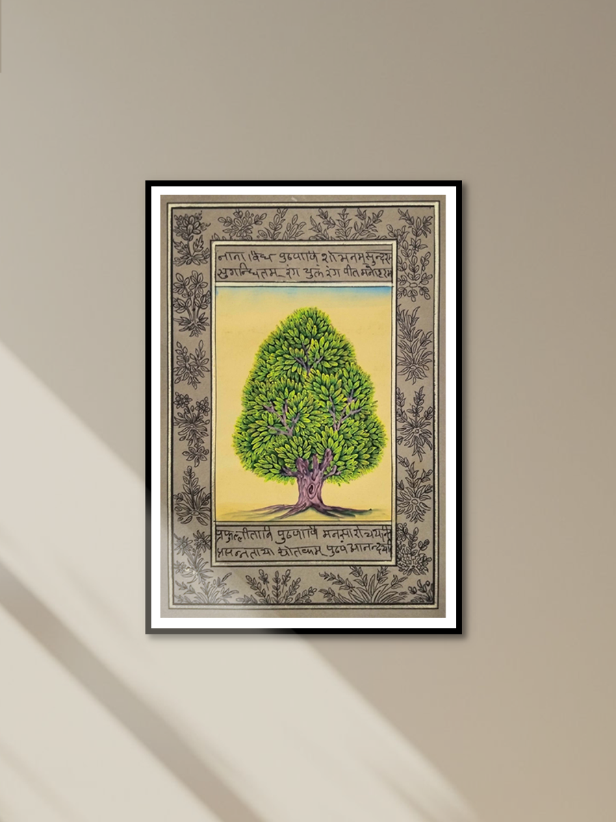 Shop Tree In Mughal Miniature