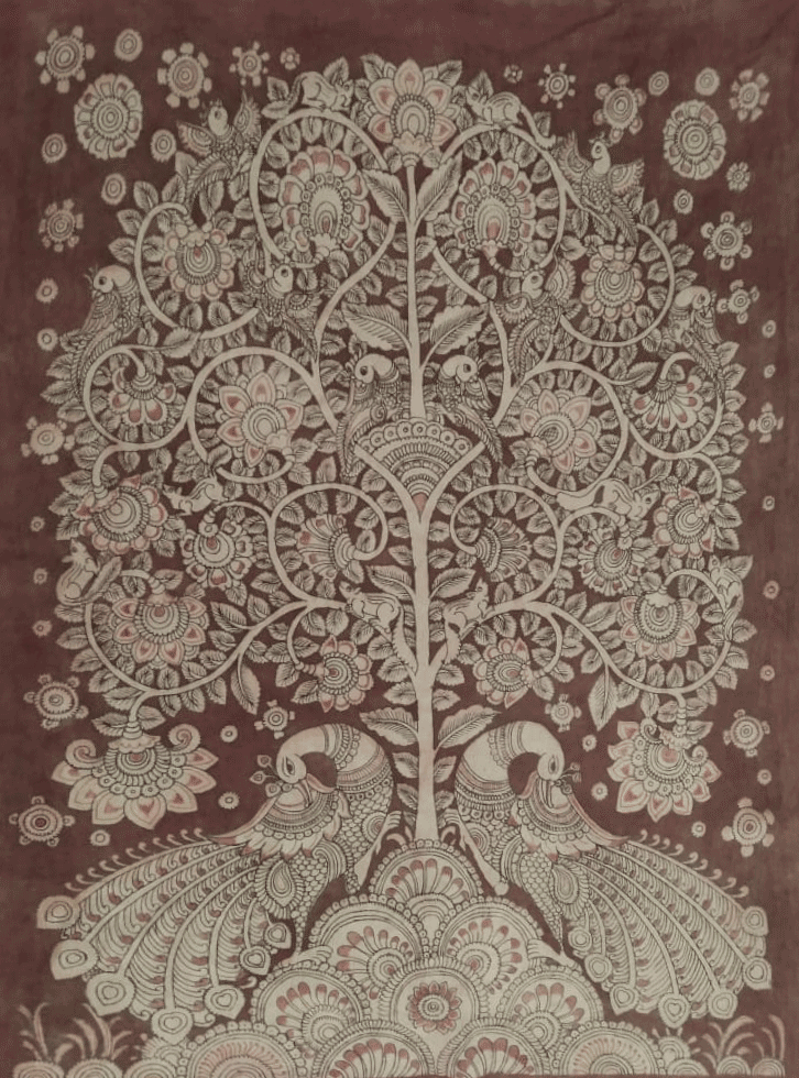 Buy Tree Of Life In Kalamkari By Harinath N