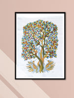 Shop Tree and Birds in Gond by Sukhiram Maravi