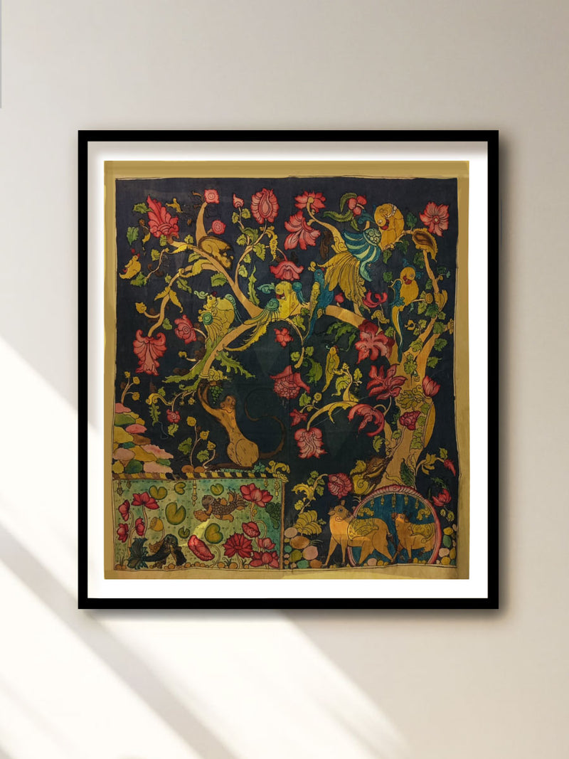 Shop Tree and the Animals: Kalamkari by D Laxmi Amma