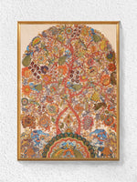 Tree of Life : Kalamkari painting by Harinath.N-Paintings by Master Artists