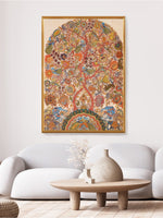 Tree of Life : Kalamkari painting by Harinath.N-Paintings by Master Artists