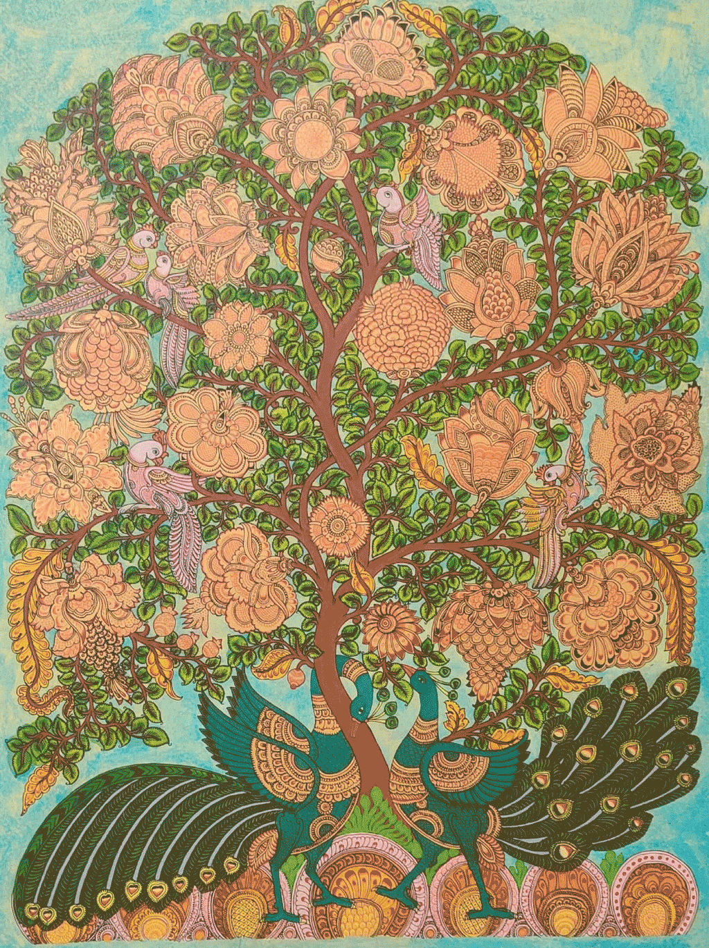 Buy Tree of Life In Kalamkari By Harinath N