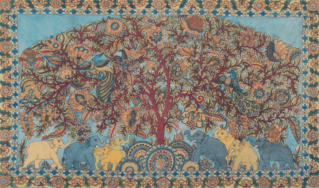 Buy Tree of Life In Kalamkari by Harinath N