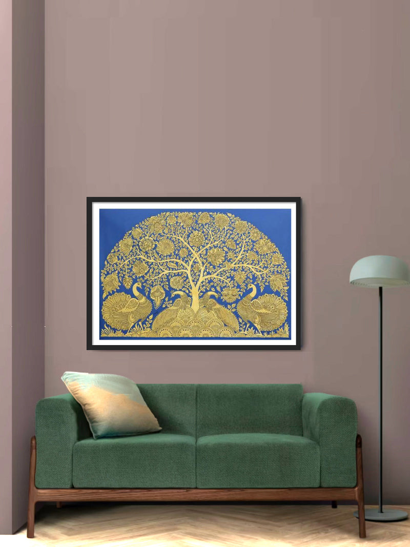 Buy Tree of Life: Kalamkari Painting 