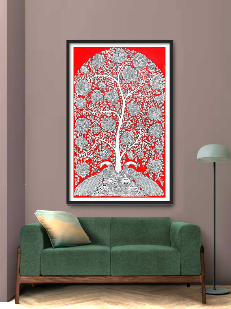 Buy Tree of Life: Kalamkari Painting 