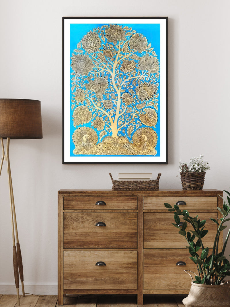 Shop Tree of Life: Kalamkari painting by Harinath.N online