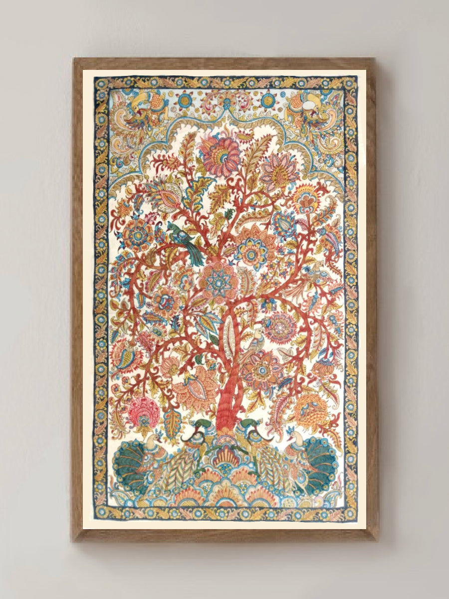 Tree of Life: Kalamkari painting by Harinath.N-Paintings by Master Artists