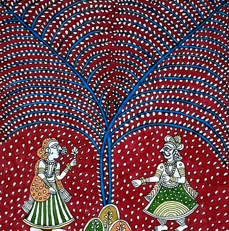 Buy Tree of Life: Mata Ni Pachedi Painting by Dilip Chittara