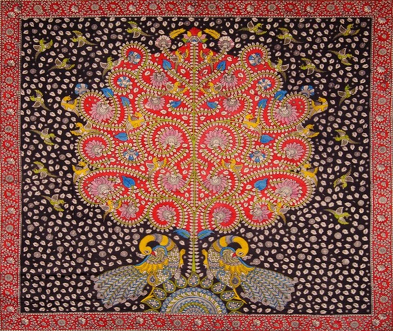 Buy Tree of Life, Mata Ni Pachedi Painting by Dilip Chittara