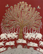 Buy Tree of Life, Phad Painting by Kalyan Joshi