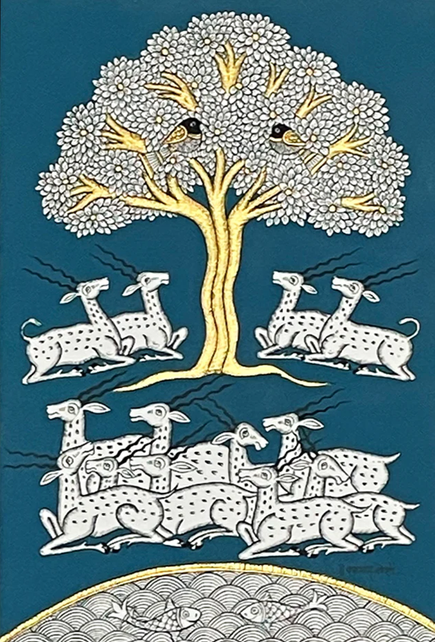 Buy Tree of Life Phad Painting by Kalyan Joshi