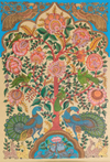 Tree of Life in Kalamkari by Harinath N