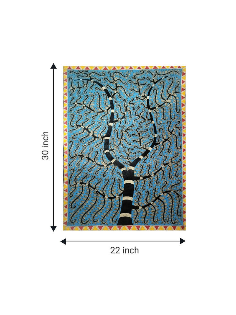 Tree of Life in Madhubani for sale