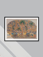 Tree of life: A Forest Scene Kalamkari Painting by Harinath.N