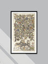 Shop Tree of life: Cows Kalamkari painting by Sudheer