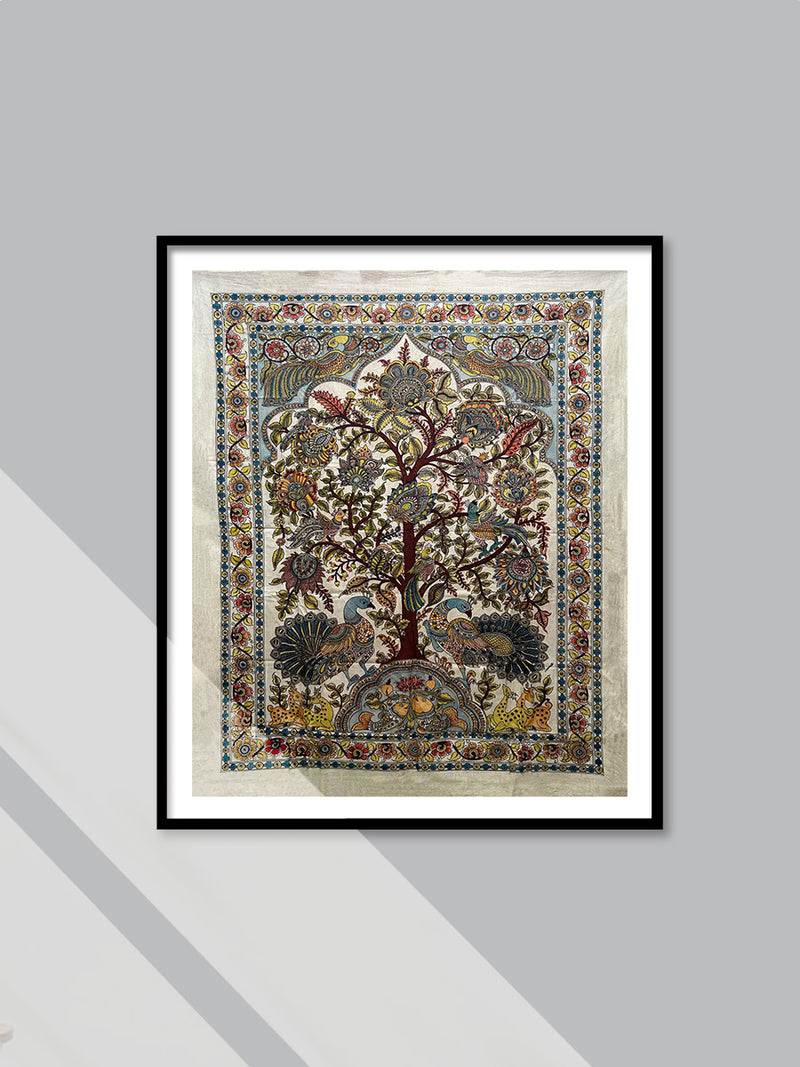 Shop Tree of life: Forest Setting Kalamkari Painting by Harinath.N