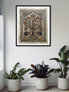 Tree of life: Forest Setting Kalamkari Painting by Harinath.N