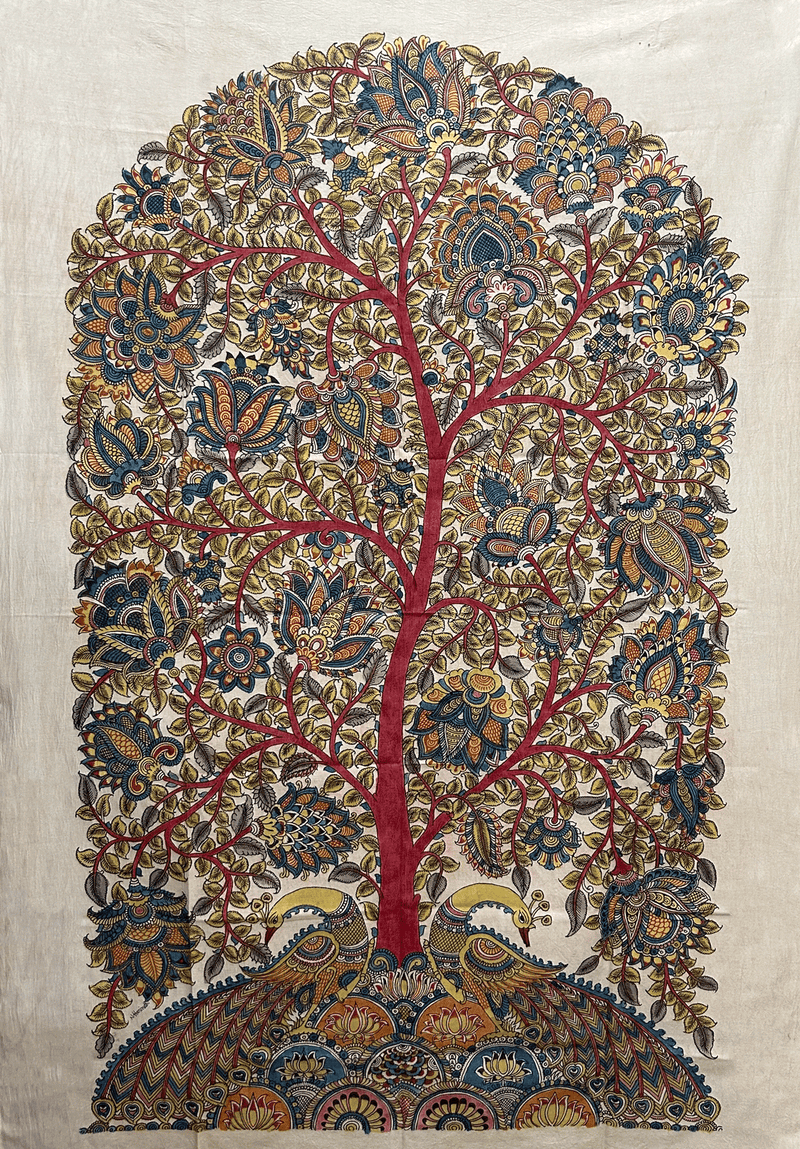 Buy Tree of life: Kalamkari Painting by Harinath.N